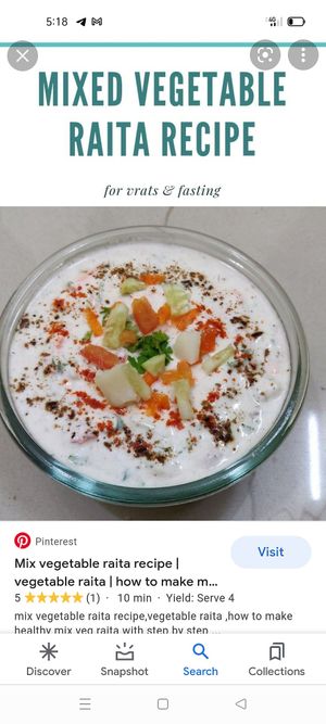 Veg raita at Simon's in Kampot