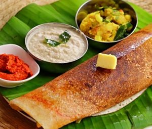 Plain dosa at Simon's in Kampot