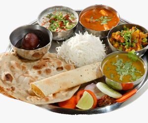 Veg thali at Simon's in Kampot