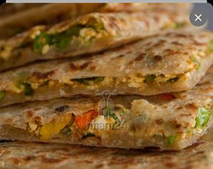 Veg paratha at Simon's in Kampot