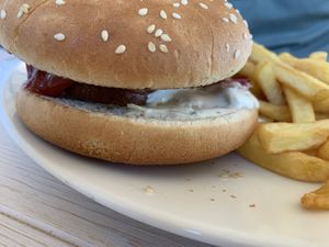 Remoulade in the Burger  at Wattkieker in Wittmund