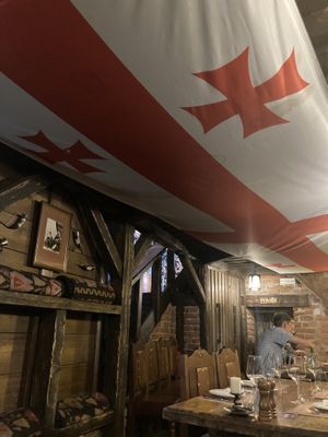 Restaurant  at Gruzie in Prague