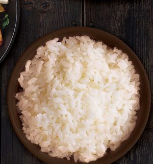 White rice. at Gruzie in Prague