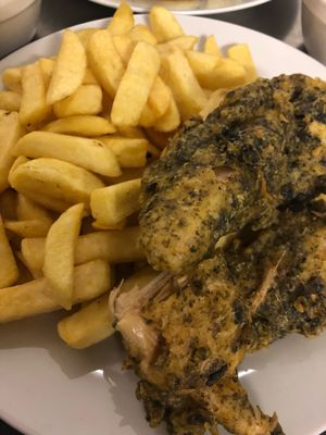 ‘Fish’ & chips  at The Grizzly Vegan  in Southend-on-sea