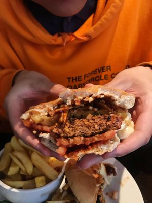 Burger  at The Grizzly Vegan  in Southend-on-sea