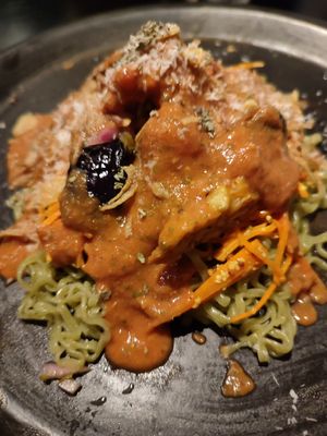 Noodle plate at PELGAG in Kyoto