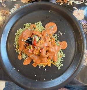 Mixed noodles  at PELGAG in Kyoto