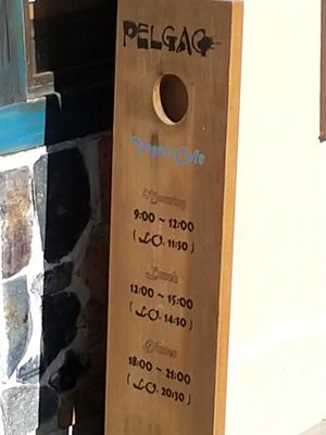 Opening hours at PELGAG in Kyoto