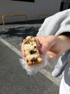 Super fluffy and delicious choc chip cake! at PELGAG in Kyoto