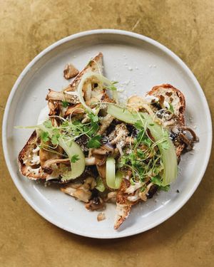 Mushroom Toast variant at Butler in Brooklyn