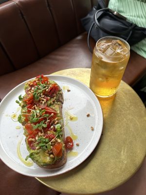 Avocado toast   at Butler in Brooklyn