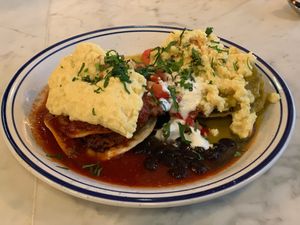 Huevos Divorciados  at Wooden Spoon in San Francisco