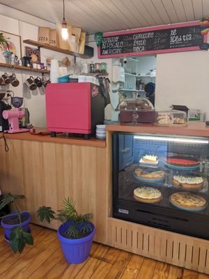 Inside at Cafe del Forestal in Santiago