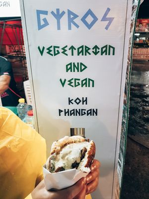 Gyros koh phangan at Vegan Gyros in Koh Phangan
