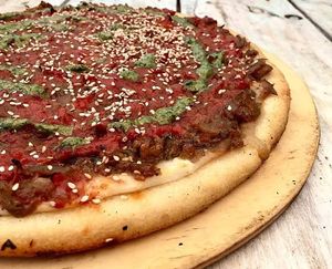 De la India at Pizza Vegana in Rosario