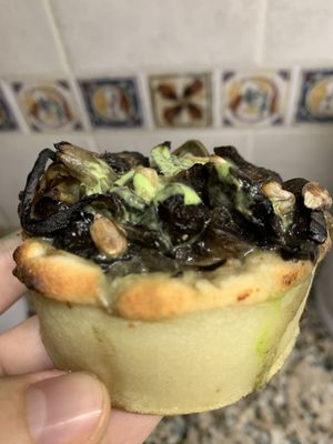 Tarteleta súper Mario  at Pizza Vegana in Rosario