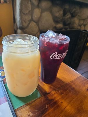 Large Horchata & Jamaica at Mi Ranchito in Upland