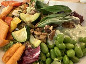 veganized buddha bowl  at Dean & David - Hauptbahnhof in Dusseldorf