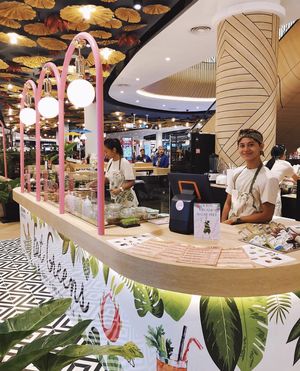 Pretty healthy space at G floor Central Floresta  at Eat Greens Cafe in Phuket