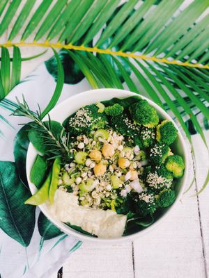 Green goddess bowl  at Eat Greens Cafe in Phuket