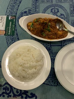 Aloo gobi at Shanti - 산띠 in Seoul