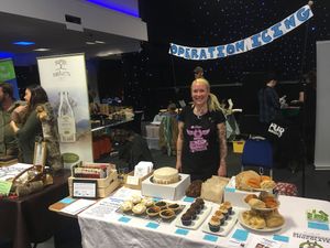 Stall at Edinburgh Vegan Fest’ at Operation Icing in Blairgowrie