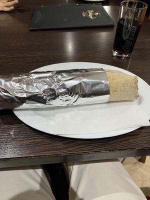 falafel & spinach dürüm   at Dürüm Kebab Haus in Dresden