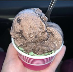 Chocolate Oreo and pistachio  at Ice Cream Social in Commack