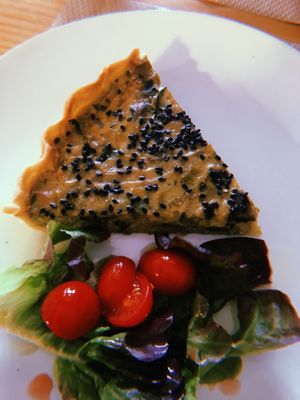 Quiche muy buena at Natural in Barcelona