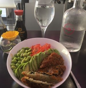 Veggie bowl at Eat Sushi in Nice