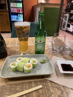   at Green Sushi in Cannes