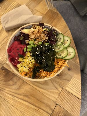 Veggie Poke  at The Bowls in Prague