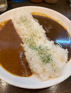 Curry at Yakumido Curry & Rice in Osaka