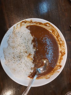 Vegan Curry, my second plate at Yakumido Curry & Rice in Osaka