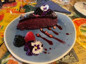 Vegan dessert at Mamma Peppino in Alkmaar