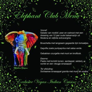 vegan menu at Mamma Peppino in Alkmaar