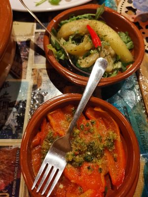 Vegan antipasti at Mamma Peppino in Alkmaar