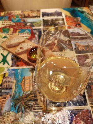 A good glass of wine. at Mamma Peppino in Alkmaar