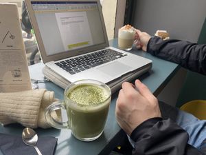   at Crazy Cat Café in Milan