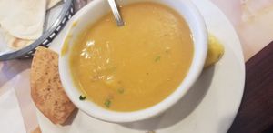 Lentil soup  at Beirut Rock Cafe in Arlington