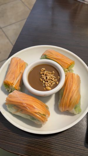 Veggie springrolls  at Sprout's Springroll & Pho in Arlington