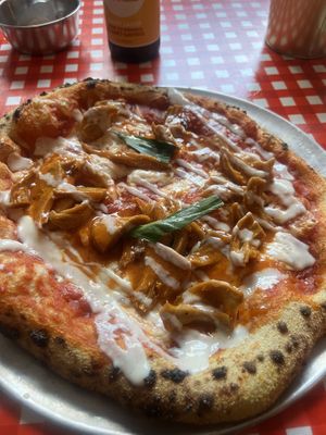 Buffalo ch*cken  at Young Vegans Pizza Shop in London