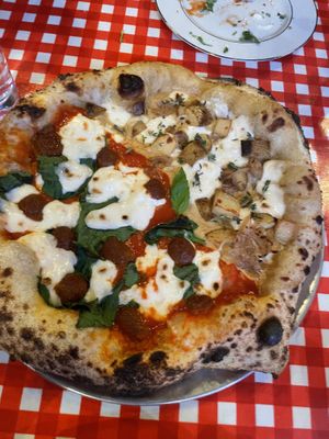   at Young Vegans Pizza Shop in London