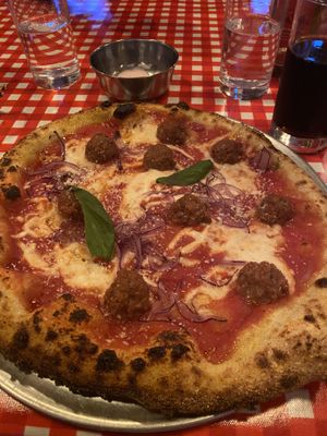   at Young Vegans Pizza Shop in London