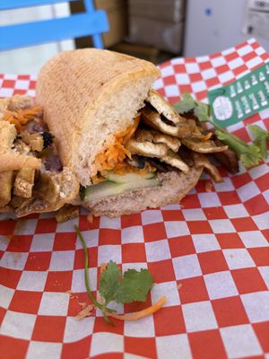 Tofu mushroom Bánh Mì  at Rustle & Still in Toronto