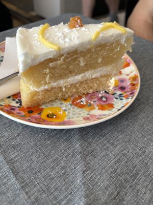 Citrus cake  at Teacup Tearoom in Mevagissey
