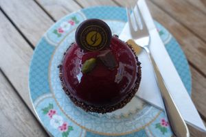 Vegan Cherry Lady #Veganuary at Isabella Glutenfreie Patisserie - Oberkassel in Dusseldorf
