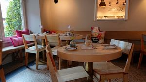 Seating area at Isabella Glutenfreie Patisserie - Oberkassel in Dusseldorf