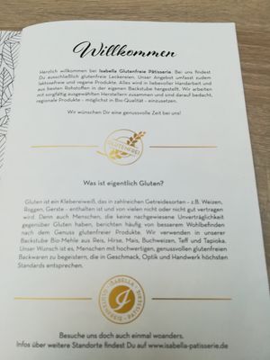 Gluten-free patisserie at Isabella Glutenfreie Patisserie in Hamburg