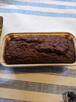 Veganer Banana Cake (8,40€) - 3.5/5. at Isabella Glutenfreie Patisserie in Hamburg